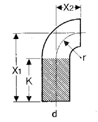 Geberit PE coude 90° 40 x 40 mm (modèle long)