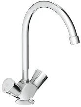Grohe Costa L mélangeur cuisine - chromé - avec bec orientable - avec porte-chainette