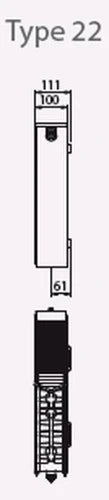 Stelrad Novello ECO radiateur à panneaux H400xT22xB1000 - 1173 Watt (EN442 75/65/20) - Ral 9016 blanc signalisation