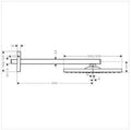 Hansgrohe Raindance E douche de tête mural 300 MM - 300 MM o bronze brossé 1 jet avec bras de douche