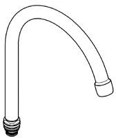 Grohe bec chromé