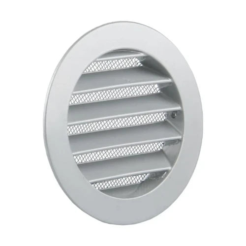 GRILLE ENCASTRER RENSON 434R 100 ral 9006 aluminium blanc