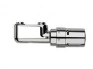 Vasco set de vanne équerre 1/2 - chromé - avec tête thermostatique