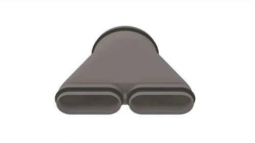 Zehnder ComfoFlat CK 300 pièce de transition droite conduit double x 125 mm