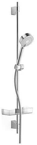 Hansa HansaBasicjet set de douche 920 mm - avec douchette Basicjet 95 mm - 3 jets - chromé - flexible de douche 1750 mm - porte-savon