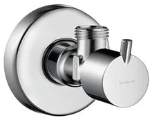 Hansgrohe robinet d'arrêt équerre 1/2 X 10MM chromé avec rosace chromée 54MM