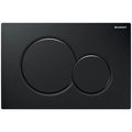 Geberit Sigma 01 plaque de commande - noir - avec 2 touches
