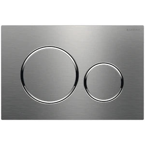 Geberit Sigma 20 plaque de commande - inox - avec 2 touches