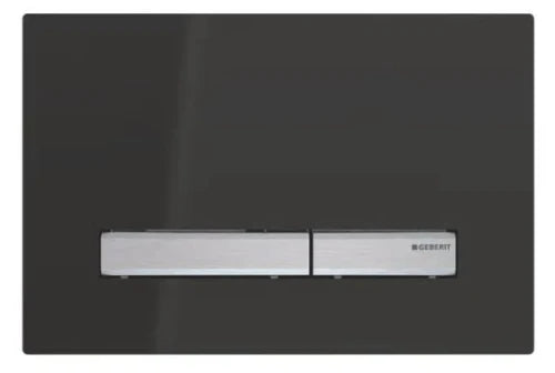 Geberit Sigma 50 plaque de commande - noir 24,6 - 1,3 o 16,4 ! cm synthétique pour rinçage avec 2 volumes