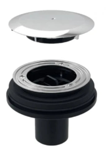 Geberit Setaplano vidage douche - évacuation verticale - Incl. capuchon chromé