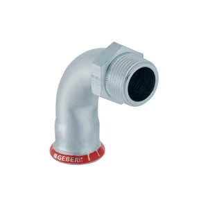 Geberit Mapress C-acier zingué coude de transition 90° MF 28 x 4/4 M