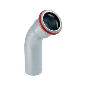 Geberit Mapress C-acier zingué coude coulissant 45° MF 76,1 x 76,1 mm