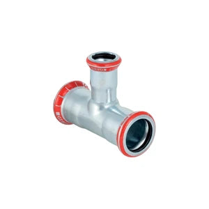 Geberit Mapress C-acier zingué té réduit FFF 22 x 28 x 22 mm