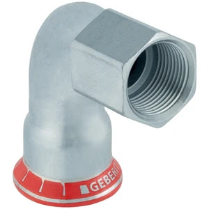 Geberit Mapress C-acier zingué coude de transition 90° FF 28 x 4/4 F