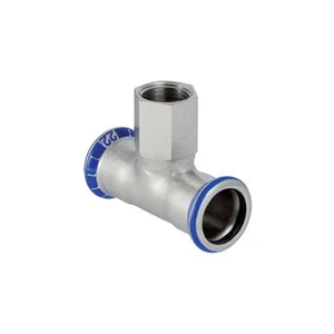 Geberit Mapress inox té réduit avec filetage femelle FFF 22 x 1/2 F x 22