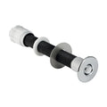BOUTON POUSSOIR GEBERIT chromé a encastrer commande pneum.-anti-vandalisme p/reservoir a dist