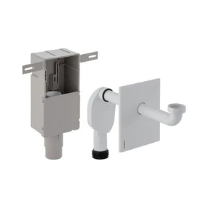 Geberit PP siphon encastré pour lavabo - 5/4 x 32 mm - chromé - convient pour lavabo PMR