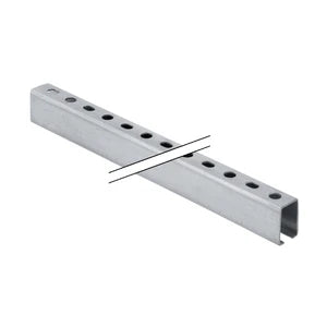 Geberit Pluvia rail de montage (longueur 5m) 60 x 40 mm (prix au mètre)