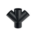 Geberit PE té double 45° 110 x 110 x 110 x 110 mm
