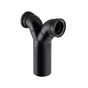 Geberit PE courbe d'évacuation double wc avec joint 90° 110 x 90 mm (back to back pour cuvette suspendue)