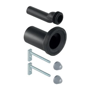 Geberit Duofix set de raccordement 90 x 45 mm excentrique pour toilette suspendue, avec materiel de fixation