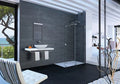 CLOISON DOUCHE HUPPE XTENSA PURE 140 - 200 ! cm brillant alu verre de securite transparent porte coulissante 422/602