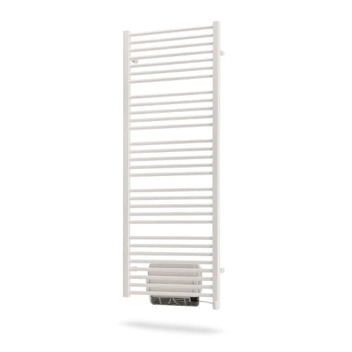 Radson Flores ET radiateur sèche-serviette électrique avec blower 1807 x 600 - 1250 + 950 W - RAL 9016 blanc signalisation