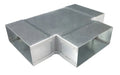 Sanutal Mecano Te 90° horizontal 55 x 220 - 55 x 220 - 55 x 220 mm