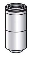 Ubbink CLVkit PP/Galva tuyau téléscopique (longueur 550/1000mm) 125/200 mm