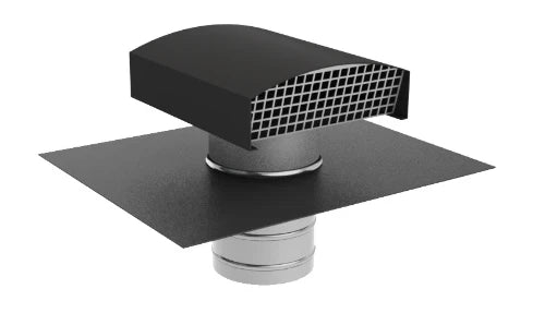 Ubbink Ubvent passage toiture ventilation 150 mm - RAL 7016 gris anthracite