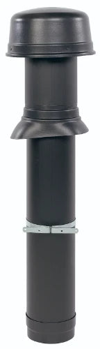 Ubbink Ventub isolée passage toiture ventilation 186/180 mm - noir