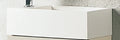 Vika Fontana lavabo 400 x 220 x 115 mm - blanc - ciment coulé - avec trou de robinet droite - sans trop-plein