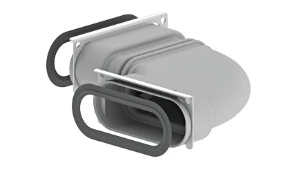 Zehnder ComfoFlat 51 coude 90° horizontal