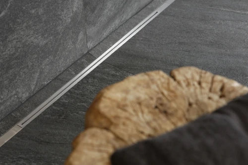 Carrodrain Twiggi XS rigole de douche avec grille 800 - 1100 mm - Inox - hauteur 56 mm - débit 31 l/m
