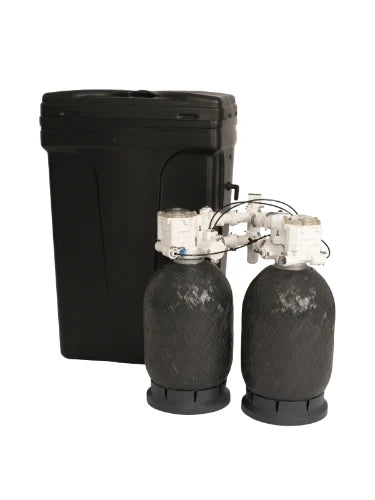 Delta Magnus duplex adoucisseur d'eau avec bypass - d'eau avec bac à sel 130 l