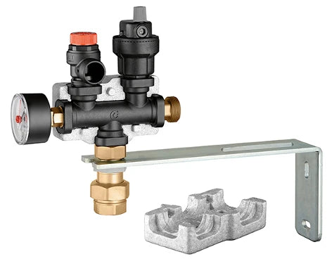 Caleffi 305 console pour vase d'expansion avec pièces détachées synthétiques 3/4