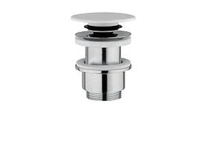 Conima crepine click-clack 5/4 - blanc mat Corian