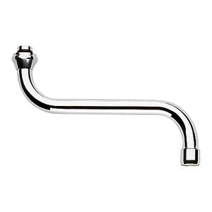 Grohe bec d'écoulement 3/4 forme-S chromé avec mousseur, orientable, saillie 150 mm