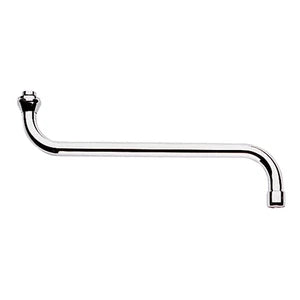 Grohe bec 3/4 forme-S chromé avec brise-jet - pivotable - sailli 300 mm