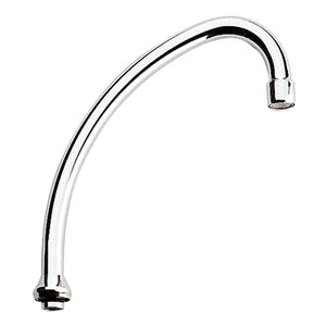 Grohe bec d'écoulement 3/4 forme-HU chromé avec mousseur, orientable, saillie 185 mm