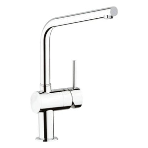 Grohe Minta mitigeur cuisine - chromé - L-bec d'écoulement - débit réglable