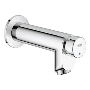 Grohe Eurosmart CT modèle mural chromé robinet de douche temporisé eau froide - sailli 115/150