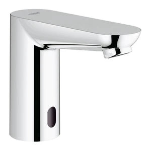 Grohe Eurosmart CE Robinet lavabo éléctronique chromé pile 6V,bouchon de sécurité 60sec, Ecojoy(7,5L/m)