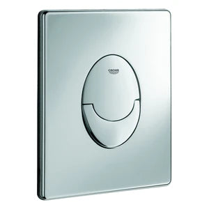 PLAQUE DE COMMANDE GROHE SKATE AIR 15,6 - 19,7 ! chromé double touch pour mécanisme pneumatique avec 2 tuyaux
