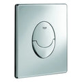 PLAQUE DE COMMANDE GROHE SKATE AIR 15,6 - 19,7 ! chromé double touch pour mécanisme pneumatique avec 2 tuyaux