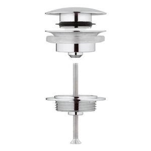 Grohe vidage avec push-open couvercle chromé