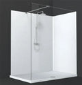 Dzignstone Base Line Low revêtement mural en solid surface 700 x 2050 x 9 mm - blanc