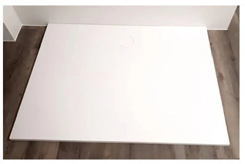 Procasa Solid Shower receveur de douche solid surface 1400 x 900 x 26 mm - blanc mat - plaque de finition inclus
