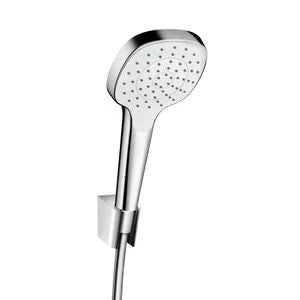 Hansgrohe Croma Select E set baignoire 1 jet/Porter blanc/chromé 1250mm