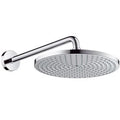 Hansgrohe Raindance Air douche de tête de pluie avec bras de douche 300mm chromé avec injection d'air-type eco débit 9l